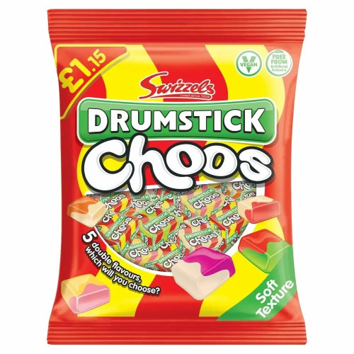 Swizzels Drumsticks Choos Ã‚Â£1.15 PMP 12x115g
