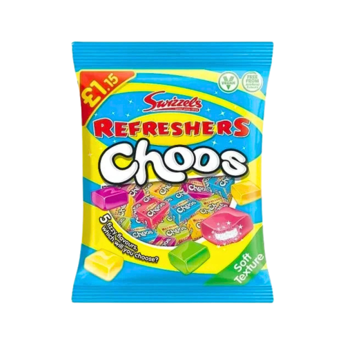 Swizzels Refresher Choos Â£1.15 PMP 12x115g