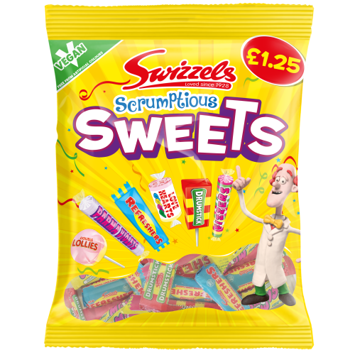 Swizzels Scrumptious Sweets Â£1.25 PMP 12x134g