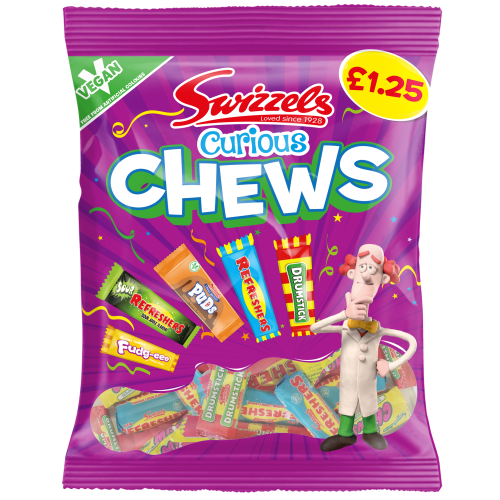 Swizzels Curious Chews Ã‚Â£1.25 PMP 12x135g