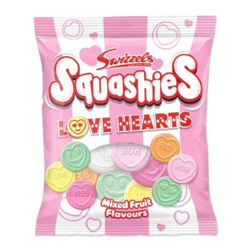 Swizzels Squashies Love Hearts 12x120g