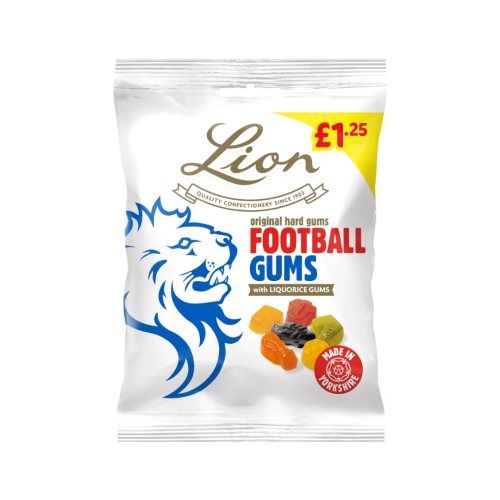 Lion Football Gums PMP £1.25 12x130G