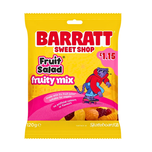 Barratt Fruit Salad Fruity Mix &Acirc;&pound;1.15 PMP 12x120g