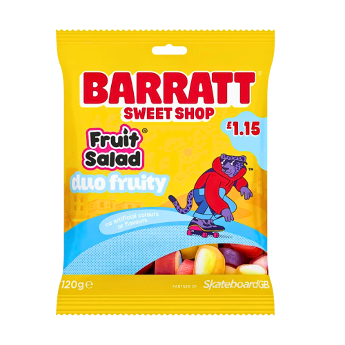 Barratt Fruit Salad Duo Fruity &Acirc;&pound;1.15 PMP 12x120g