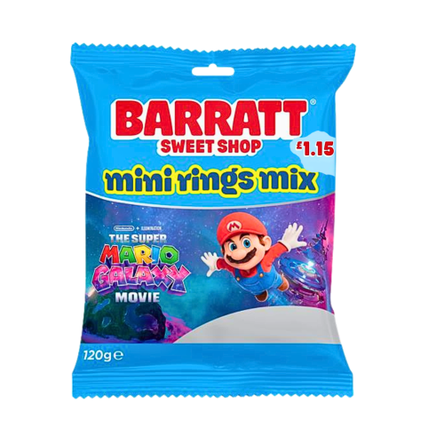 Barratt Mini Rings Mix &Acirc;&pound;1.15 PMP 12x120g