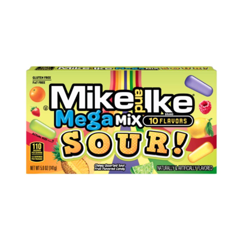 MIKE AND IKE MEGA MIX SOUR 12x120g