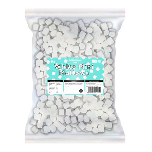 Candycrave Mini White Marshmallows 1kg