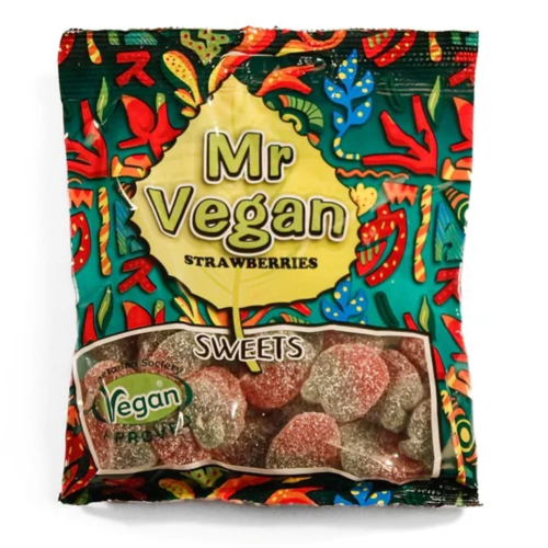 Mr Vegan Sour Strawberries 12x120g