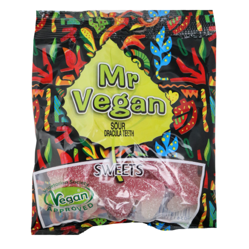 Mr Vegan Sour Dracula Teeth 12x120g