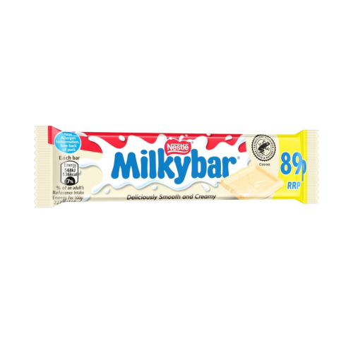 Nestle Milkybar White Chocolate Bar 40x25g 89p PMP