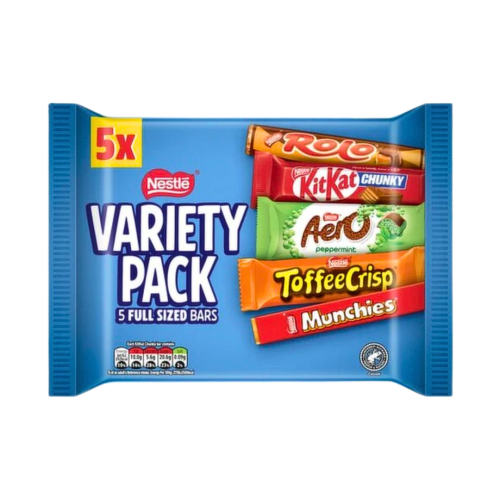 Nestle Milk Chocolate Variety Multipack 12x(5x218g)