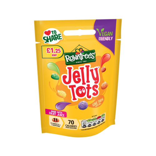 Nestle Rowntrees Jelly Tots PMP Â£1.25 10x120g