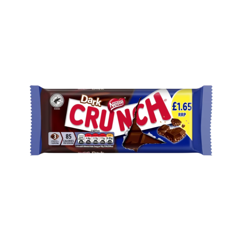 Nestle Crunch Dark Chocolate Bar 20x100g &Acirc;&pound;1.65 PMP