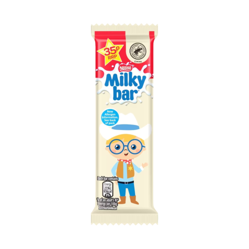Nestle Milkybar White Chocolate Bar 54x12g 35p PMP