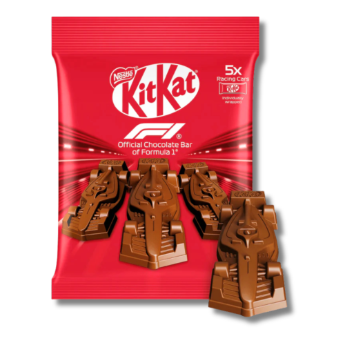 Nestle KitKat Forumula 1 Chocolate 5 Car Multipack 12x55g