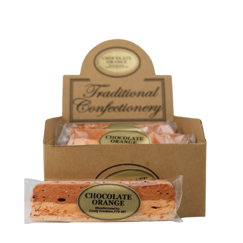 Traditional Confectionery Chocolate Orange & Peanut Fudge Bars 16x130g