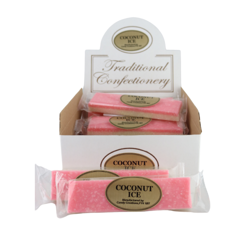 Traditional Confectionery Coconut Ice Bars 16x130g