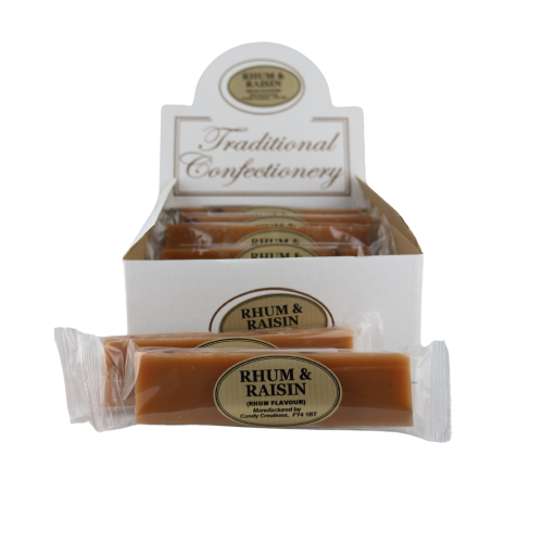 Traditional Confectionery Rum and Raisin Bars 16x130g
