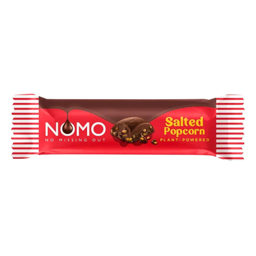 Nomo Salted Popcorn Chocolate Bar 24x32g