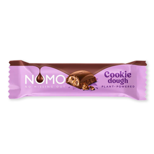 Nomo Cookie Dough Chocolate Bar 24x33g