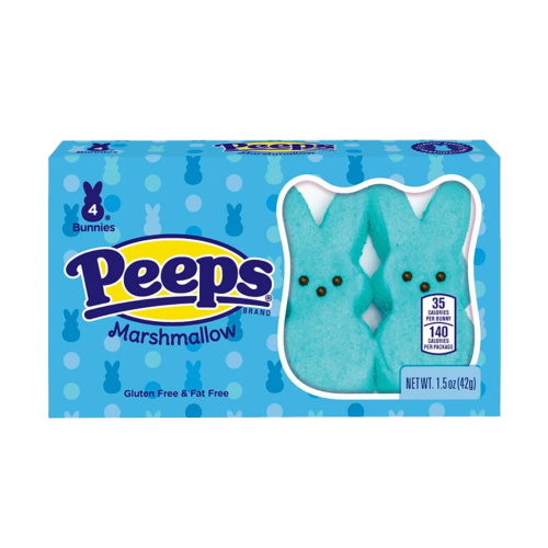 Peeps Bunnies Blue 24x4 Pack