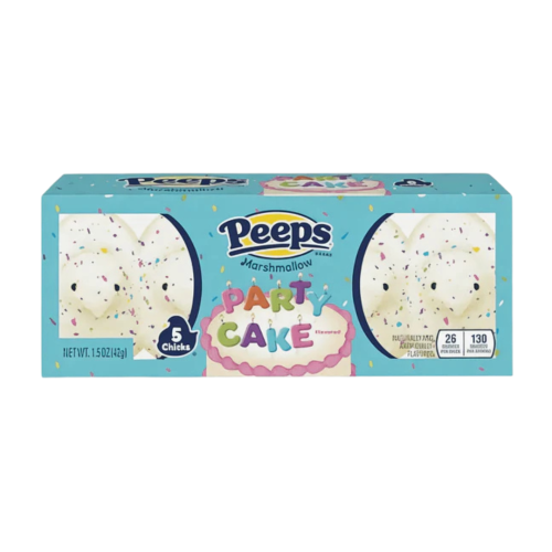 Peeps Party Cake Mallow Chicks 24x5 Pack