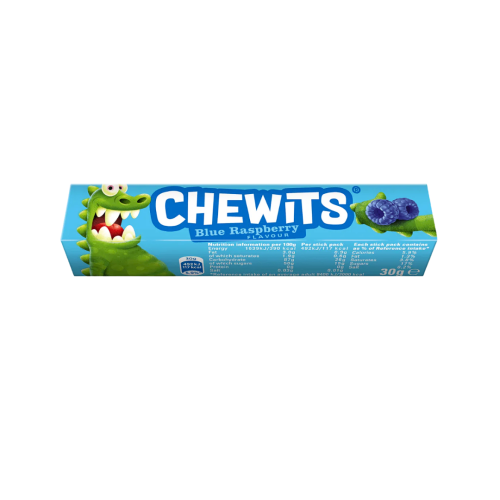 Chewits Blue Raspberry Flavour Chews â€“ 40x30g