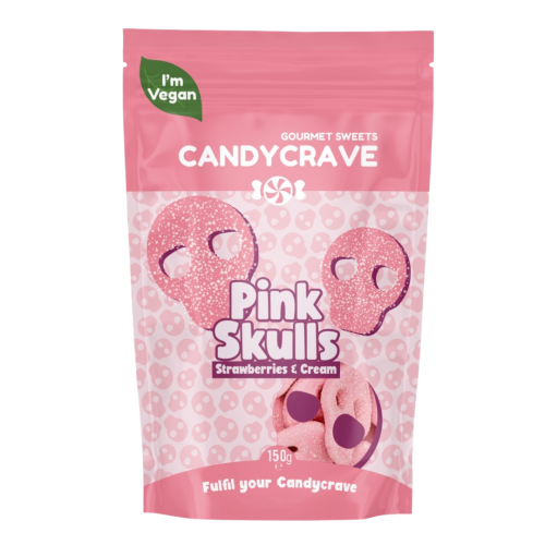 Pink Skulls Pouch