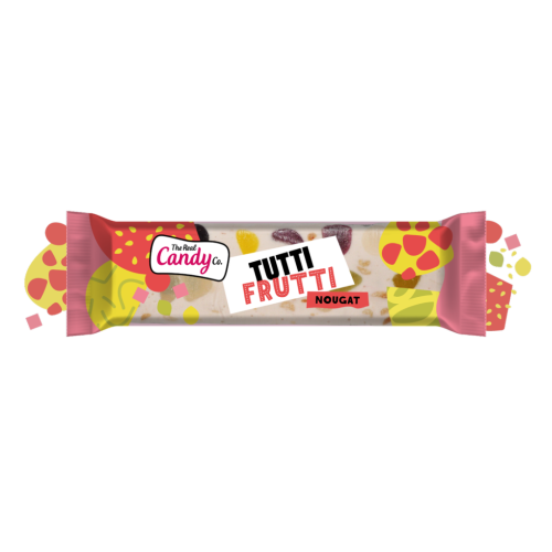 Real Candy Co Tutti Fruti Nougat Bars 16x130g