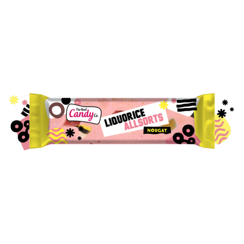 Real Candy Co Liquorice Allsort Nougat Bars 16x130g
