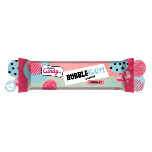 Real Candy Co Bubblegum Nougat Bars 16x130g