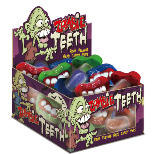 Zombie Rotten Teeth Pops 15x15g