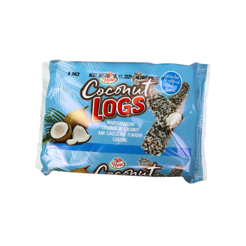 Rose Coconut Logs 24x8 Pack