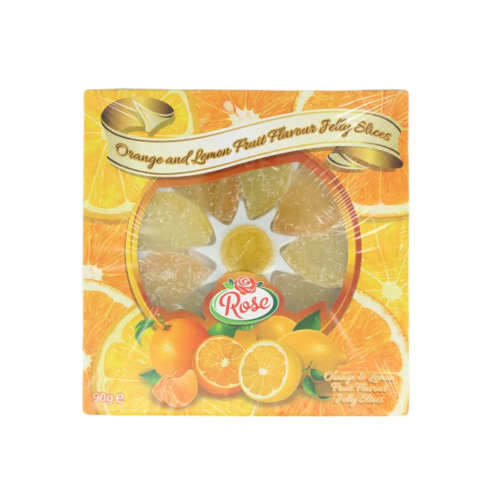 Rose Orange and Lemon Slices 24x90g