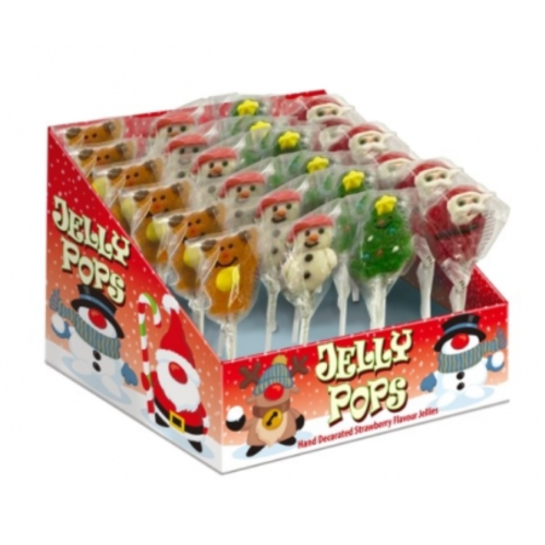 Rose Christmas Jelly Pops 24x23g