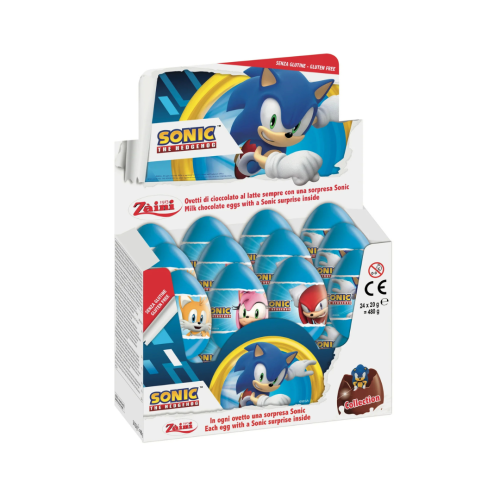 DISCONTINUED Sonic Milk Chocolate Suprise Egg 24x20g