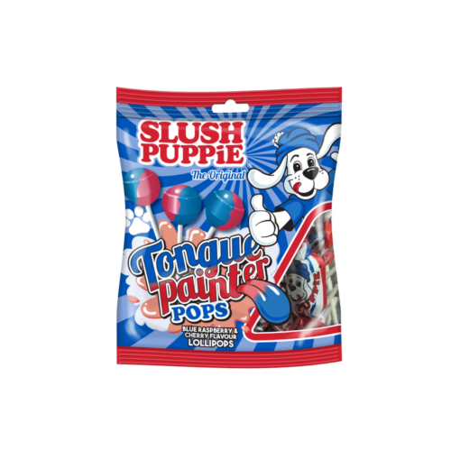 SLUSH PUPPIE Toungue Painter Pops Blue Rasp & Cherry Bag 14x10x8g