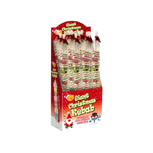 The Candy Castle Xmas Mallow Kebabs 12x100g
