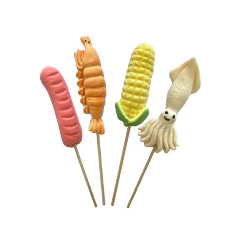 Rose BBQ Mallow Skewers 18x120g