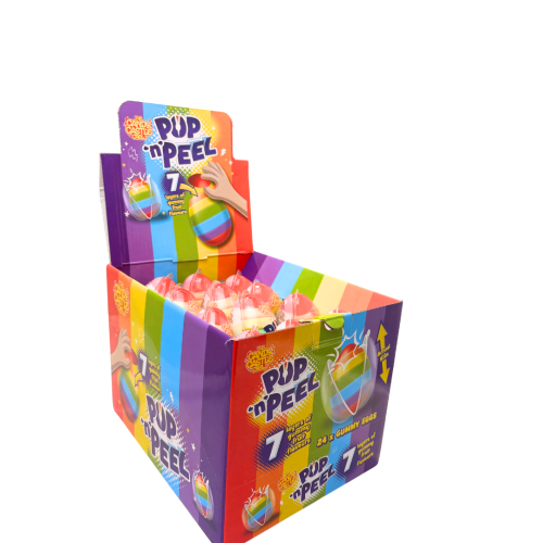 Pop N Peel Gummy Egg 24x85g