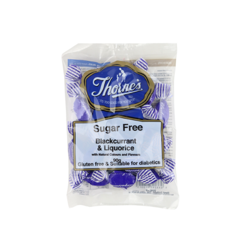 Thornes Sugar Free Liq & Black 12x90g