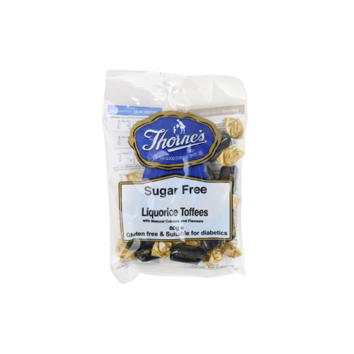 Thornes Sugar Free Liq Toffee 12x80g