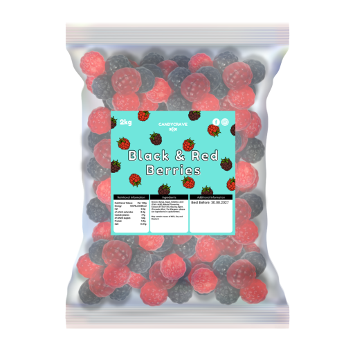 Candycrave Black and Raspberries 2kg