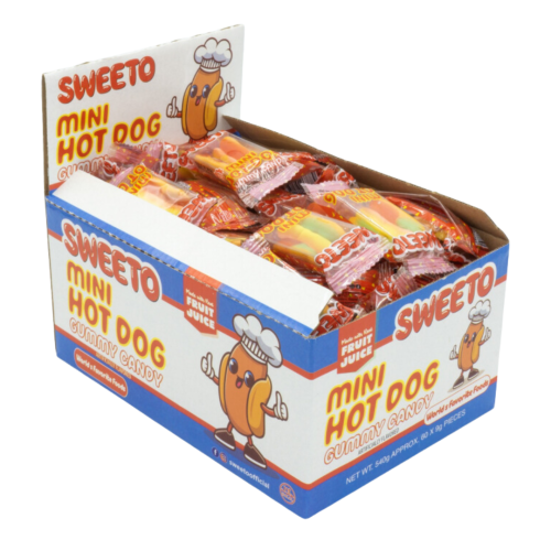 Sweeto Mini Hotdogs 60x9g