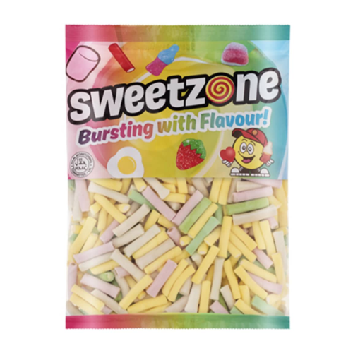 Sweetzone Rhubarb & Custard Pencils 1Kg