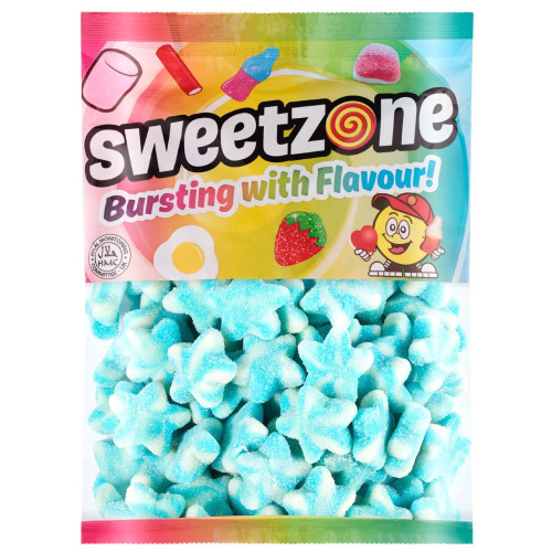 Fizzy Blue Twist Stars 
