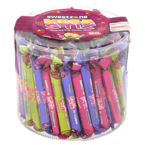 Sweetzone Mega Stix Jars 120 Count