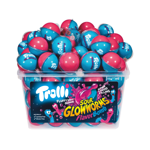 Trolli Sour Glow Worm Flavourbombs