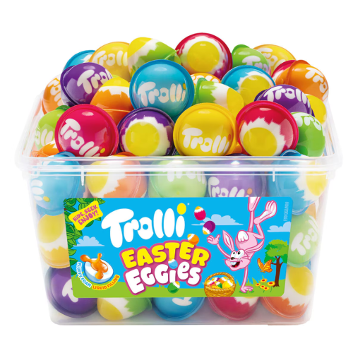 Trolli Easter Eggies Tubs 60 pcs