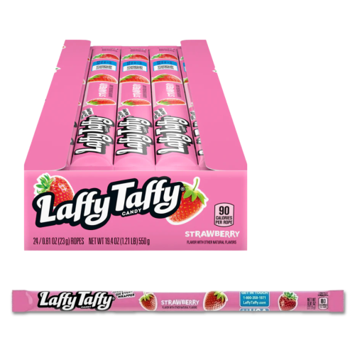 Laffy Taffy Rope Strawberry 24x23g